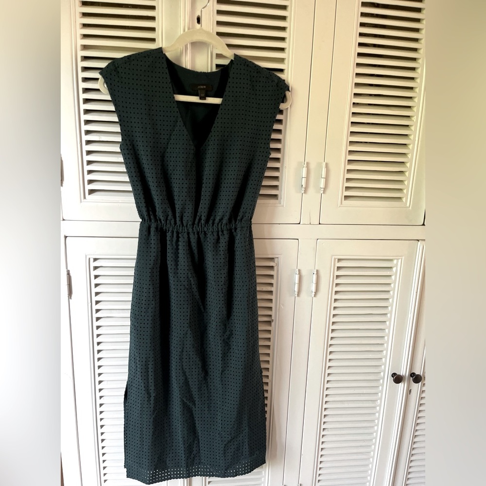 Jcrew midi dress green new neverworn